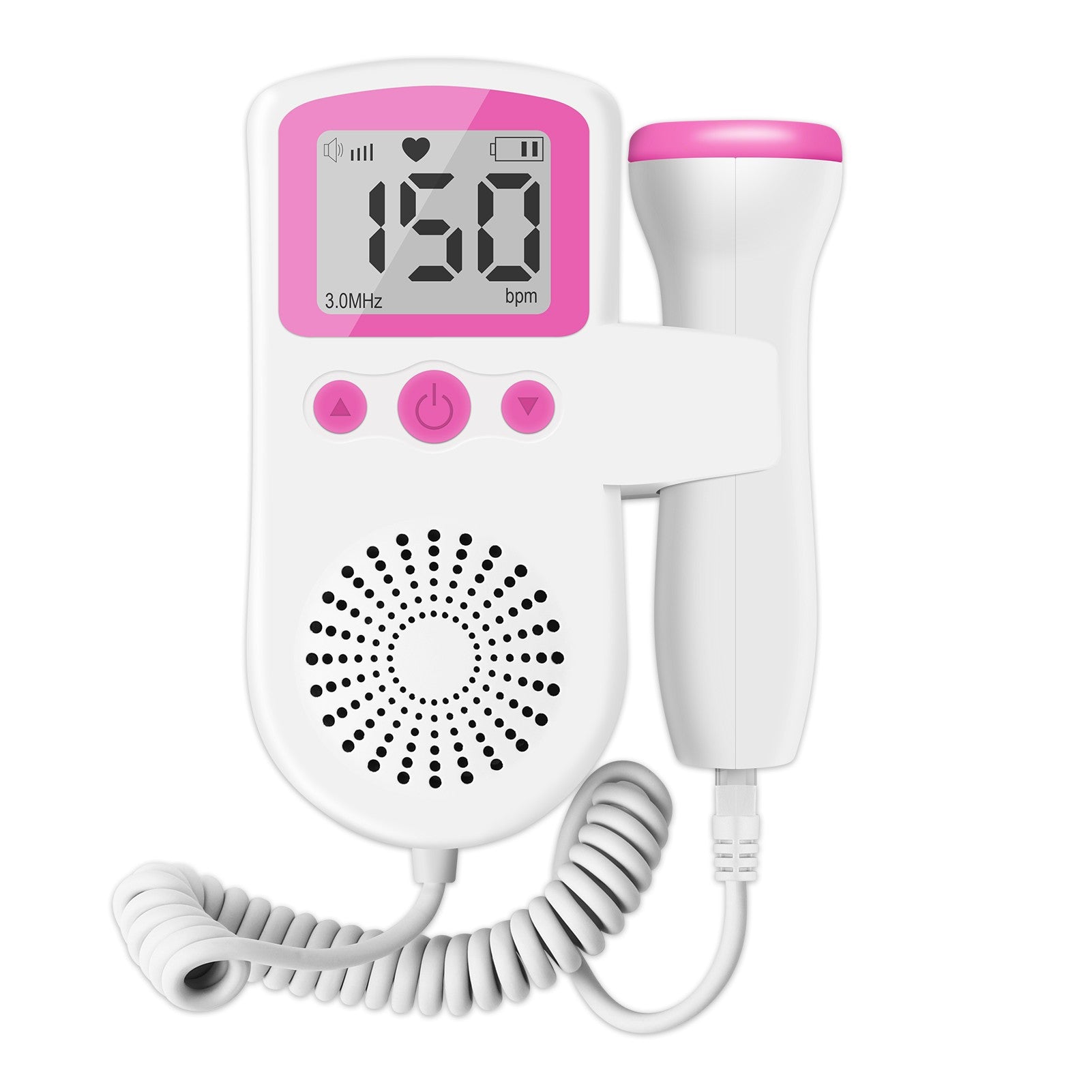 Doppler fetal digital para gravidez - detector ultrassônico de frequência cardí
