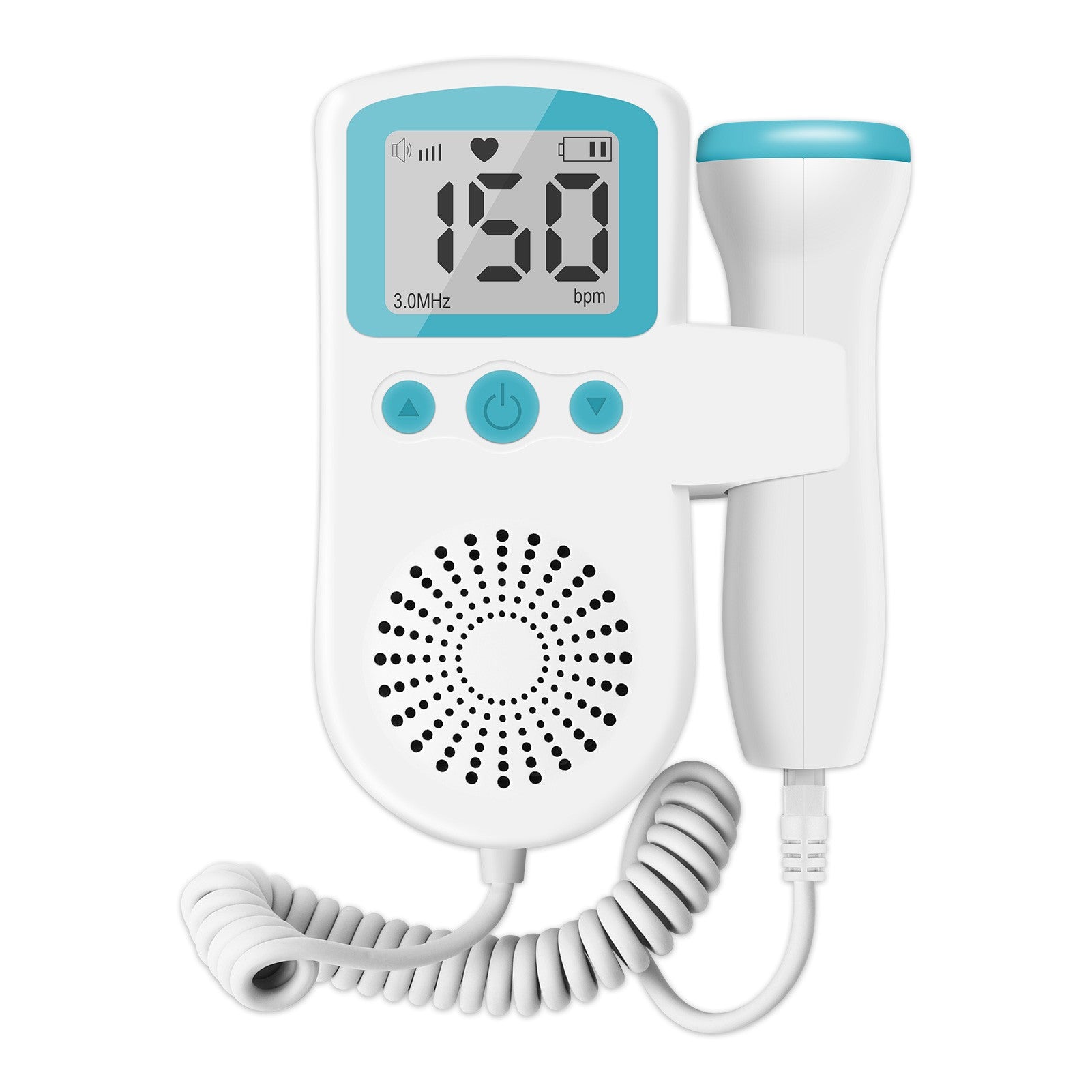 Doppler fetal digital para gravidez - detector ultrassônico de frequência cardí