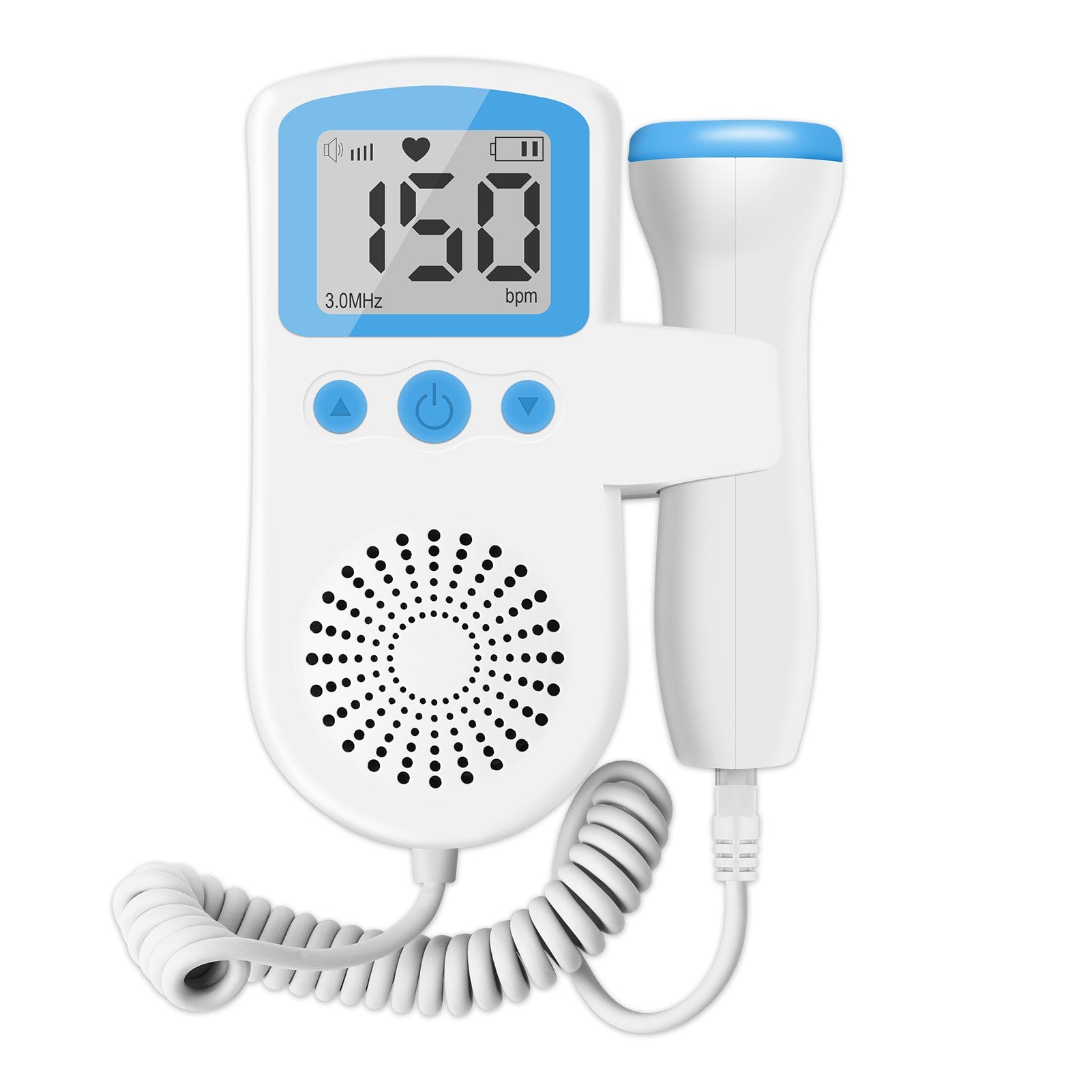 Doppler fetal digital para gravidez - detector ultrassônico de frequência cardí